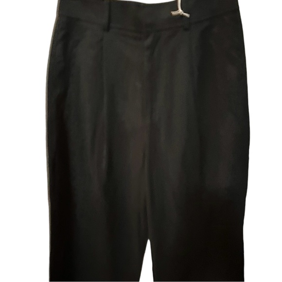 !!SOLD!! NWT EVERLANE THE WAY HIGH DRAPE PANT BLACK WIDE LEG RELAXED PLEATED 2S - Picture 10 of 15